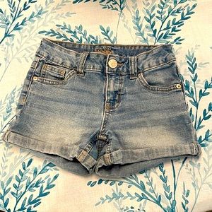 Justice jeans shorts Girls sz 8